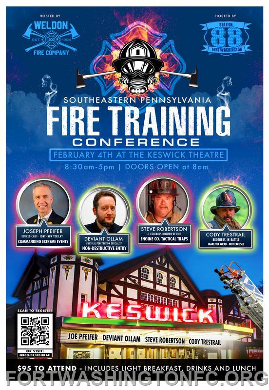 2023 Southeastern PA Fire Training Conference Registrations Open